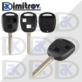 Кутийка ключ 2 бутона TOY47 Toyota Rav4 Yaris Lexus ES GS GX